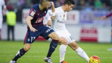 James Rodríguez jugaría ante el Cádiz su tercer partido del año por Copa del Rey.