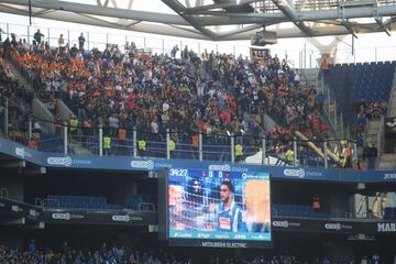 Gran ambiente en el estadio perico. 