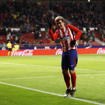 3-0. Griezmann celebró el tercer gol.