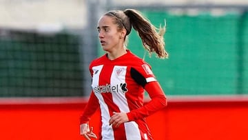 Maite Oroz, jugadora del Athletic. 