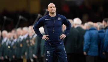 Scotland coach Gregor Townsend at the NatWest 6 Nations game between Wales and Scotland at Principality Stadium on February 3, 2018 in Cardiff, Wales.