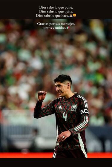 Edson Álvarez tras lesión en Copa América: “Dios sabe lo que quita”