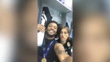 Marcelo tiene tanto ritmo que se lo contagia hasta a Modric