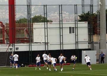 Barcelona 05 Junio 2018, EspaÃ±a
Entrenamiento de la Seleccion Argentina en el predio del Barcelona, Joan Gamper.

Foto Ortiz Gustavo
