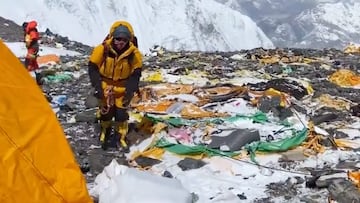 El estado del Campamento 4 del Everest