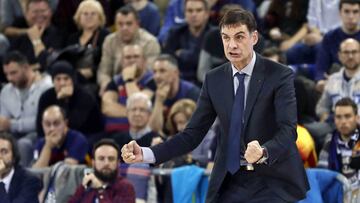 El entrenador del FC Barcelona Lassa, Giorgios Bartzokas.