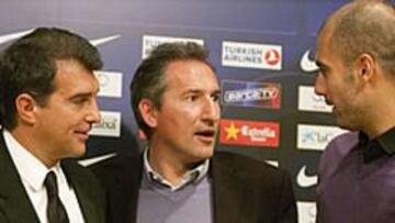 Laporta dice que Bojan contin¨²a y Tour¨¦ Yay¨¢ se ve fuera del Bar?a