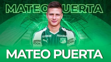 Mateo Puerta primer refuerzo del Cali para la Liga Águila II