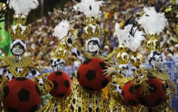 La escuela de samba 'Imperatriz Leopoldinense'.