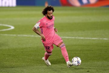 Marcelo, uno de los principales señalados del partido ante el Cádiz.