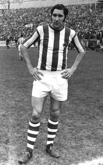 Jugó durante cinco temporadas en la Real Sociedad desde 1968 hasta 1973.