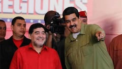 Maradona: "Hoy, más que nunca, con el presidente Maduro"