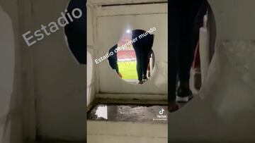 Aficionado de Atlas presume que desde baños del Jalisco se ve la cancha