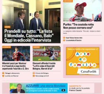 Portadas de la prensa extranjera