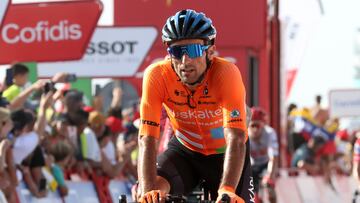 Luis Ángel Maté durante la etapa de hoy en Cabo de Gata