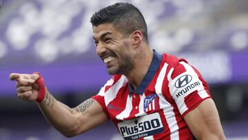 Luis Su&aacute;rez, tras marcar el gol de la victoria del Atl&eacute;tico en Valladolid, que le da una Liga y confirma esa extra&ntilde;a conexi&oacute;n entre el club rojiblanco y Uruguay.