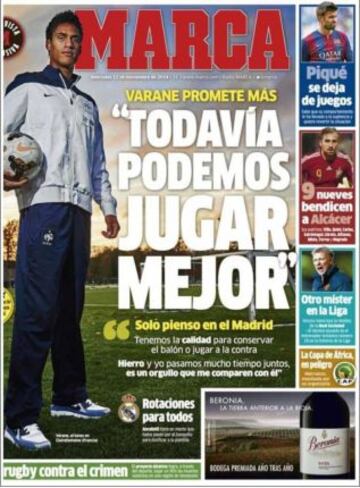 Portadas de la prensa deportiva