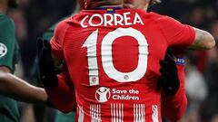 Correa con el dorsal &#039;10&#039;. 