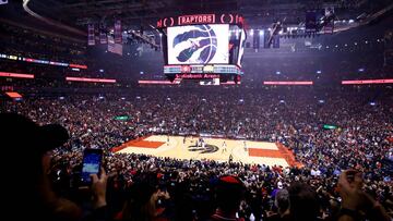 TORONTO, ONTARIO - MAY 30:  A general view before Game One of the 2019 NBA Finals between the Golden State Warriors and the Toronto Raptors at Scotiabank Arena on May 30, 2019 in Toronto, Canada. NOTE TO USER: User expressly acknowledges and agrees that, by downloading and or using this photograph, User is consenting to the terms and conditions of the Getty Images License Agreement. (Photo by Vaughn Ridley/Getty Images)
 PUBLICADA 24/11/19 NA MA38 5COL