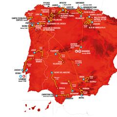 Vuelta a España 2024: etapas, recorrido y perfiles