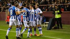 04/01/23 COPA DEL REY ESTADIO LAS GAUNAS
PARTIDO UNICO  DIECISEISAVOS
LOGROÑES - REAL SOCIEDAD 
PRIMER GOL ROBERT NAVARRO 0-1 ALEGRIA