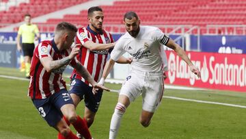 Soccer Football - La Liga Santander - Atletico Madrid v Real Madrid - Wanda Metropolitano, Madrid, Spain - March 7, 2021 Real Madrid's Karim Benzema REUTERS/Susana Vera