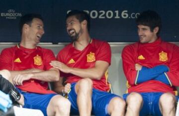 Aduriz, Nolito y San José.