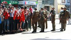 El fuerte resguardo policial que tuvo la Roja en el hotel