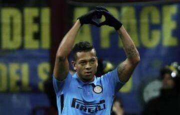 Fredy Guarín, jugador colombiano del Inter de Milan. 
