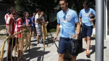 Atlético: suave entrenamiento para que el día no sea tan largo