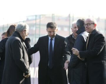 El Barcelona inaugura el 'Campo de entrenamiento Tito Vilanova'