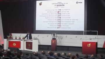 04/07/19
 SORTEO CALENDARIO LALIGA LIGA 2019 2020 CIUDAD EL FUTBOL DE LAS ROZAS
 