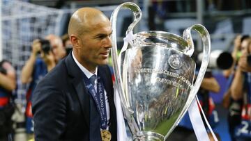 Los éxitos de Zinedine Zidane en la banca del Real Madrid