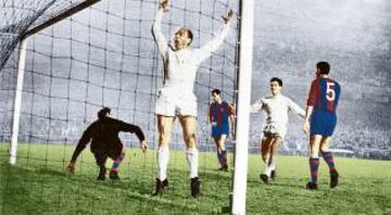 La Saeta cambi¨® la Historia del f¨²tbol liderando al Real Madrid en las 5 primeras ediciones de la Copa de Europa ganando todas ellas.
