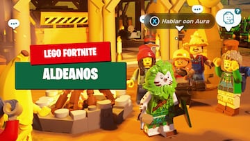 lego fortnite aldeanos como tener mas como dar ordenes