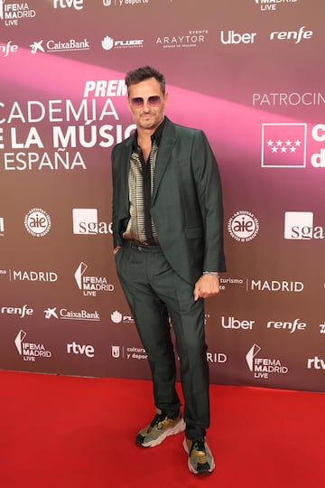 Asier Etxeand¨ªa en la alfombra roja de los Premios de la Academia de la M¨²sica de Espa?a.