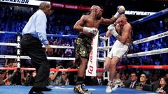 Mayweather: "Cumplí lo que dije, no fue a la distancia"