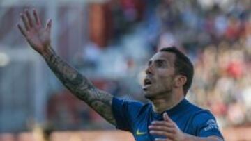 Tévez con Boca.