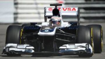Pastor Maldonado, piloto de la escuder&iacute;a Williams, en el pasado gran premio de M&oacute;naco, en Monte Carlo.