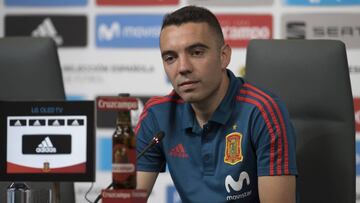 10/06/18 SELECCION ESPAÑOLA ESPAÑA CONCENTRACION EN Krasnodar
RUEDA DE PRENSA A A IAGO ASPAS