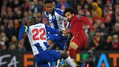 Mo Salah "could have broken Danilo's leg" says Porto president