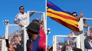 Lamentable acto racista en las gradas de Montjuïc: en redes no dan crédito con este momento