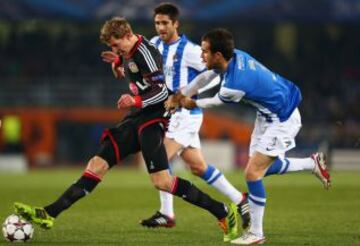 Stefan Kiessling y Mikel González.