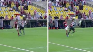 Ni Ronaldinho se atrevía a esto: genial finta 'made' in Brasil