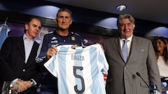 Argentina coach Bauza is in Barcelona, hoping to woo Messi