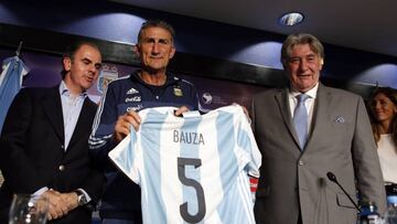 Argentina coach Bauza is in Barcelona, hoping to woo Messi