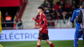Unax del Cura debutó en Segunda con el Mirandés.