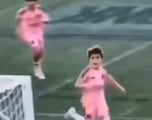 El hijo de Messi revienta las redes con este golazo que firmaría su mismísimo padre