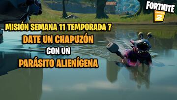¿Cómo darse un chapuzón con un parásito alienígena en Fortnite Temporada 7?
