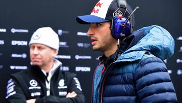 Carlos Sainz, piloto de Toro Rosso, habla de Fernando Alonso.